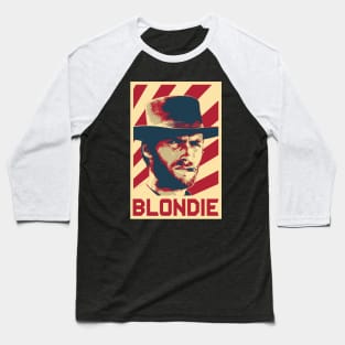 Clint Eastwood Blondie Retro Propaganda Baseball T-Shirt